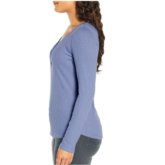 NWT Eddie Bauer Scoop Snap Henley - Picture 3 of 7